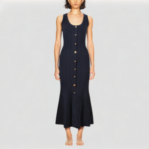Women's Slim Fit Knit Sleeveless Dress